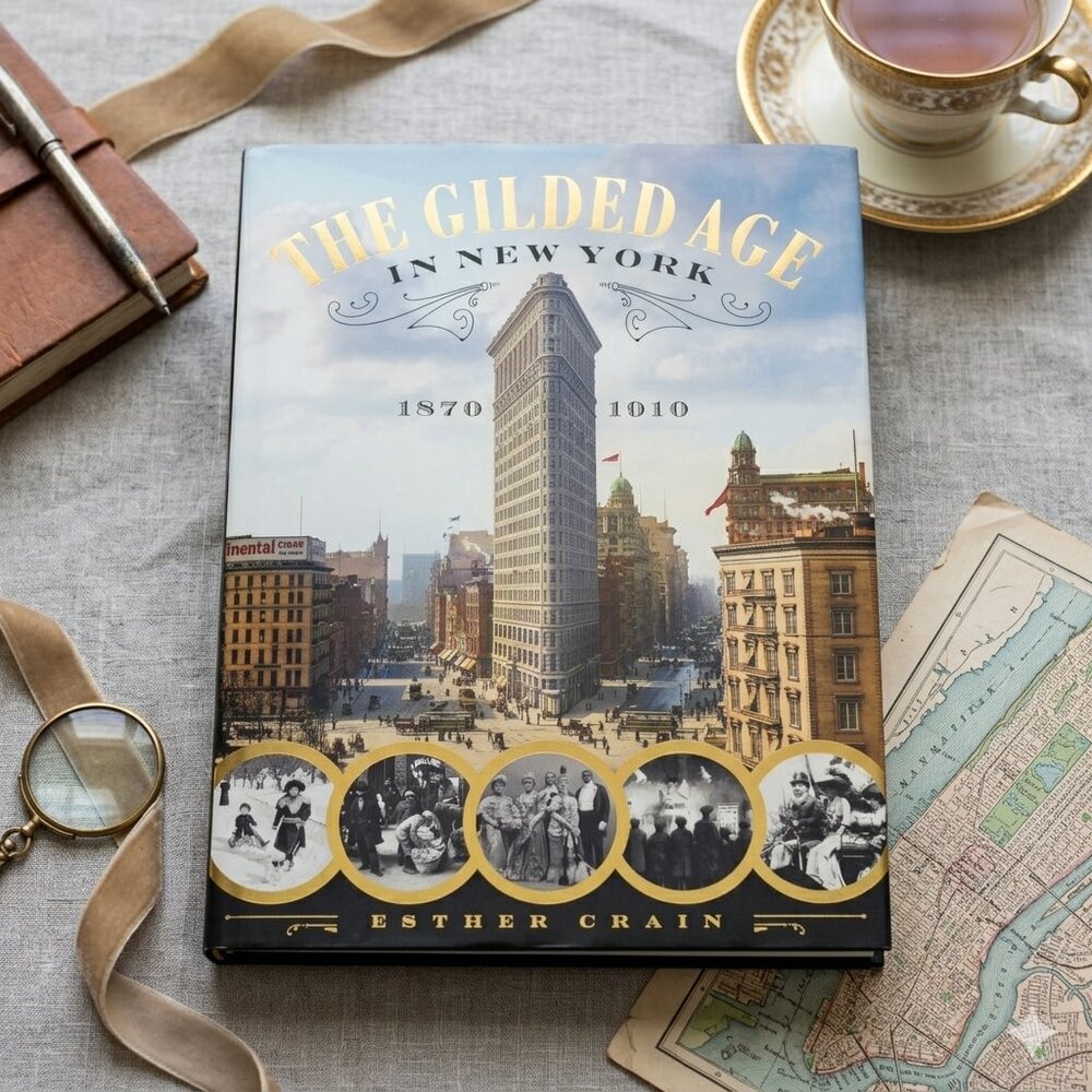 The Gilded Age in New York 1870-1910 Esther Crain HC Illustrated NYC History